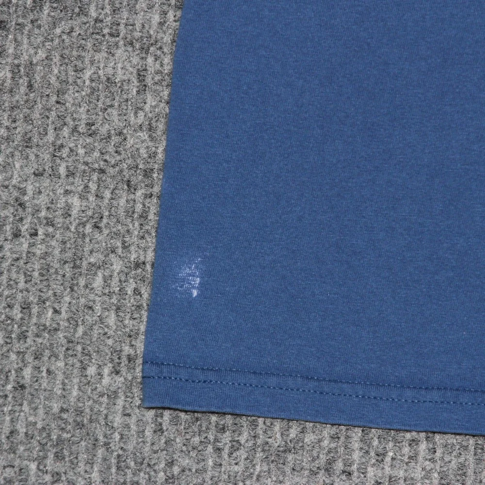 Nike Men Blue Short Sleeve T‎ Shirt Logo Graphic Size L Made in Mexico